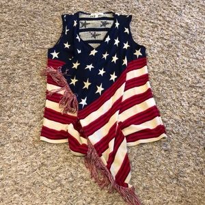 Say What? Americana vest size small